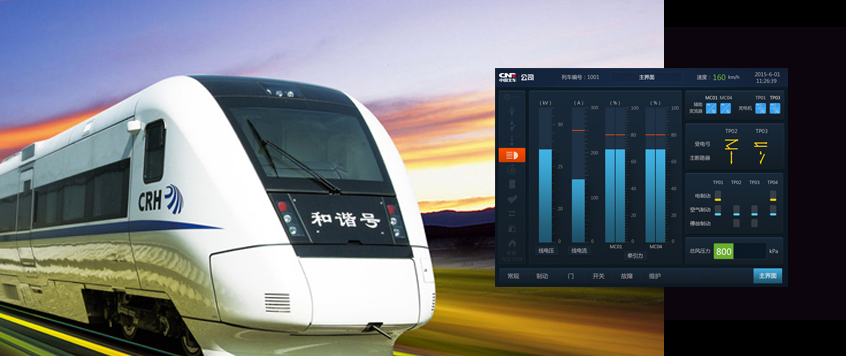 中國(guó)中車 城軌車及動(dòng)車顯示屏界面設(shè)計(jì)及QT、Codesys、Fltk界面及控件開發(fā)