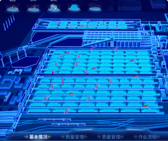 蘭亭妙微ui設計-港口煤炭生產經營智慧管理系統(tǒng)大屏界面設計