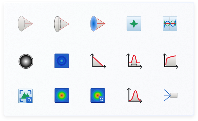 激光測量系統軟件UI設計案例-昊遠精測科研風格圖標